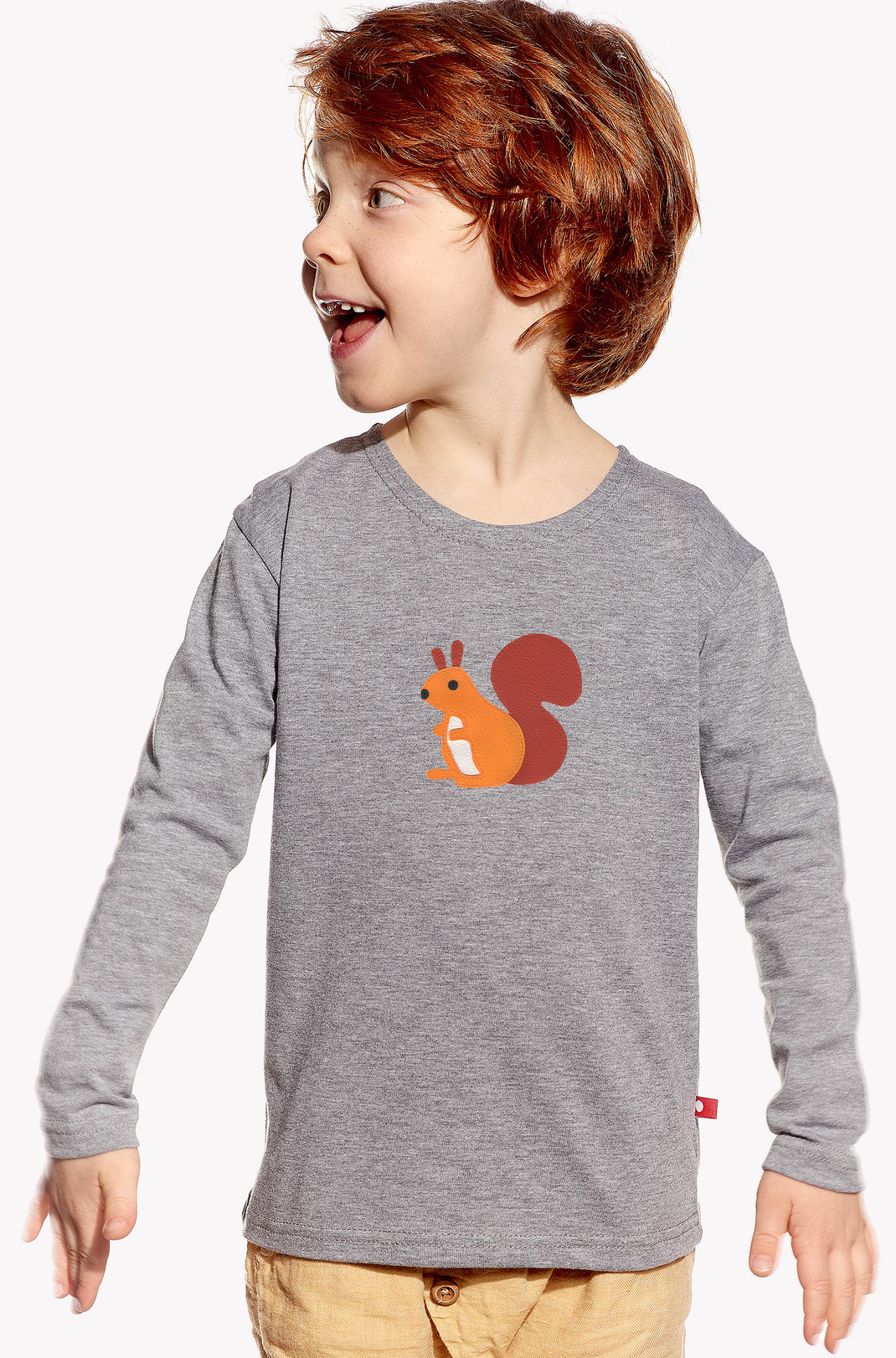 Shirt with squirrel