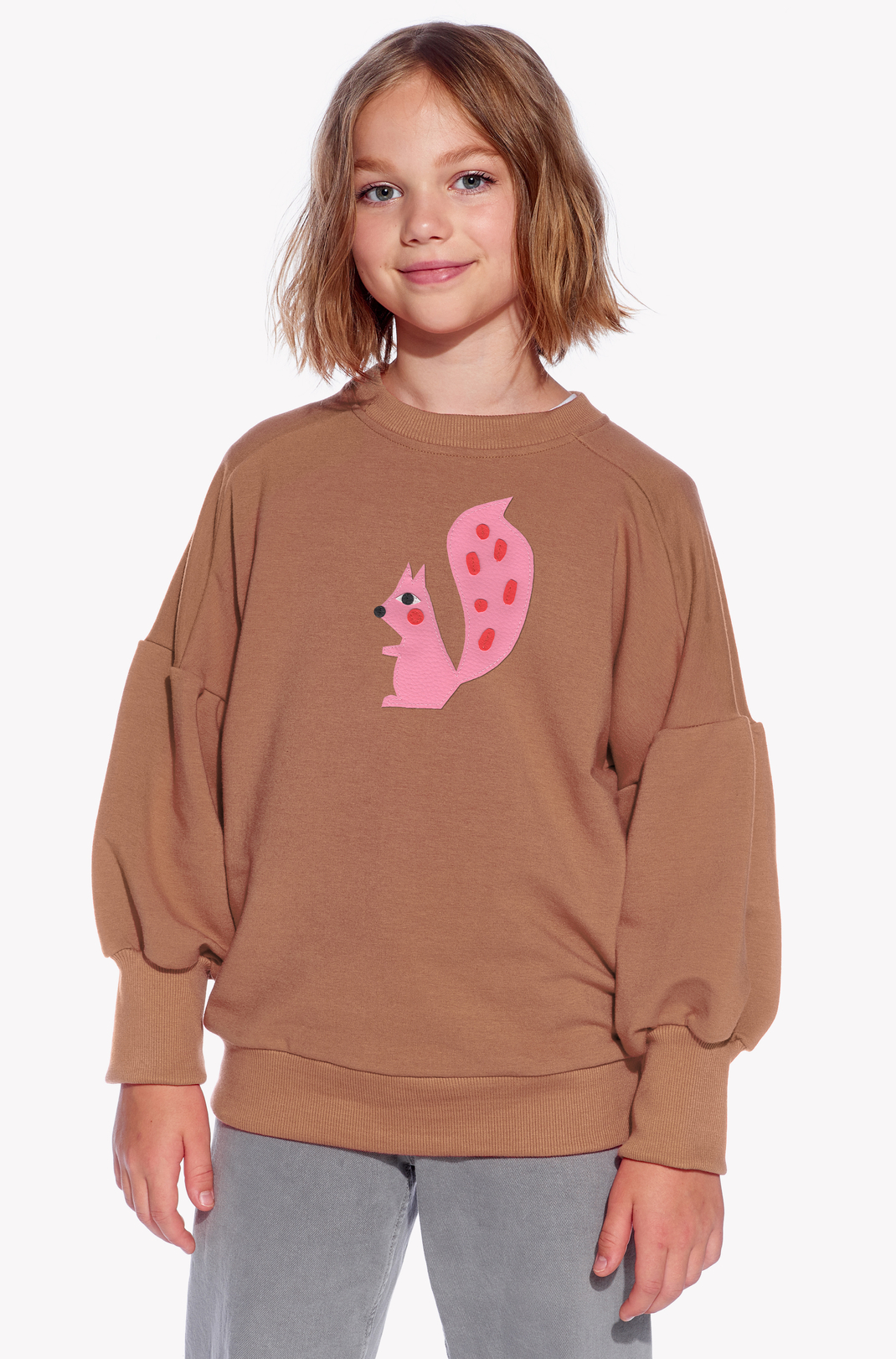 Hoodie with a squirrel