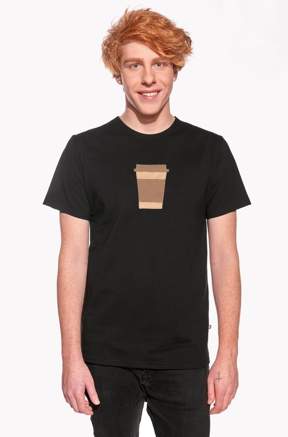 Shirt with coffee