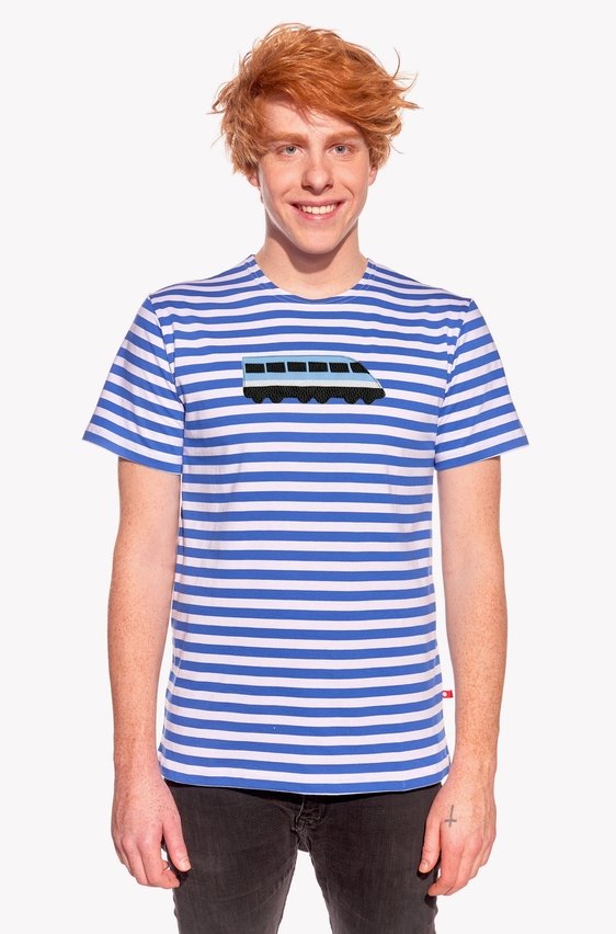 Shirt with train