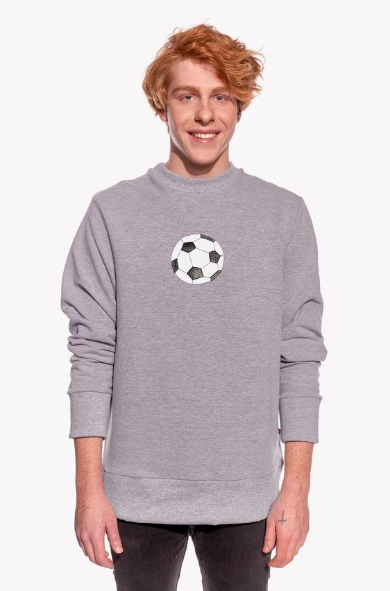 Hoodie with soccer ball