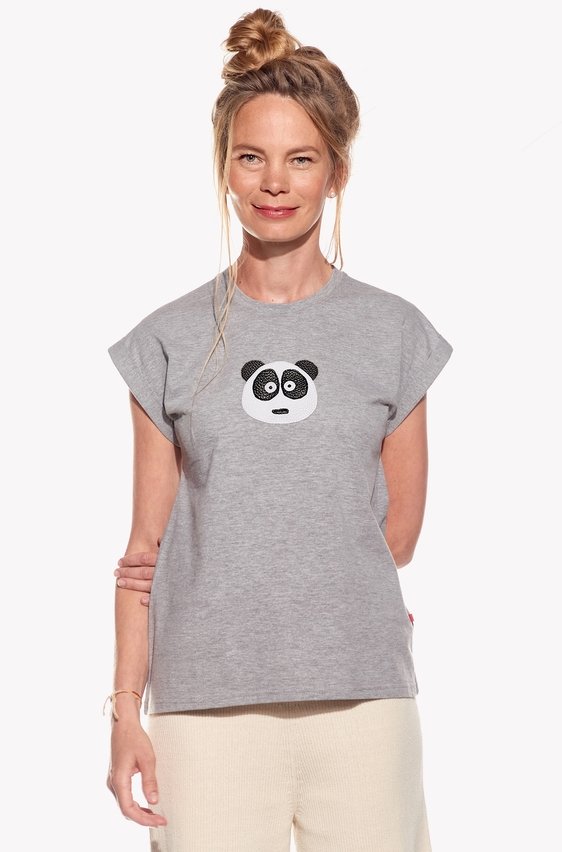 Shirt with panda bear