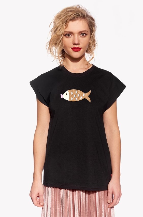 Shirt with fish