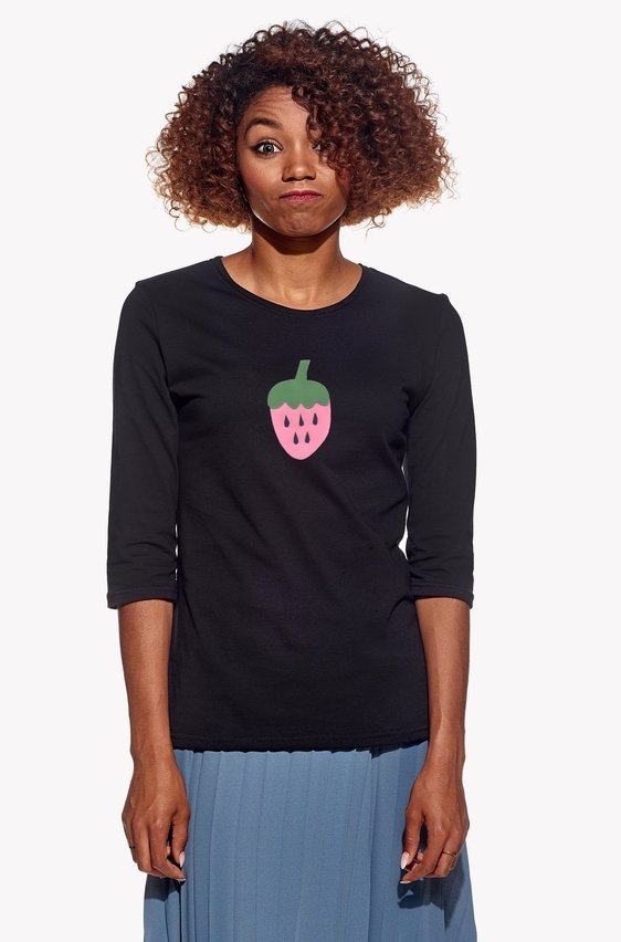 Shirt with strawberry