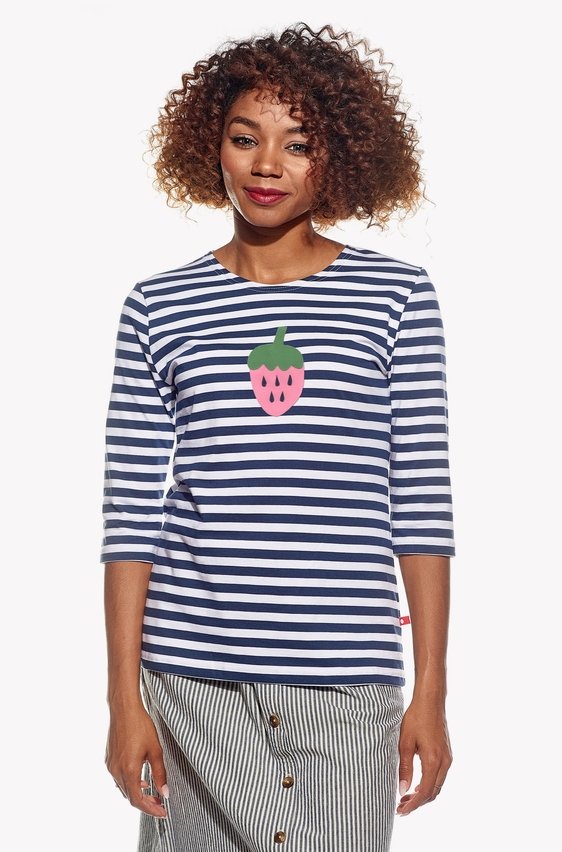 Shirt with strawberry