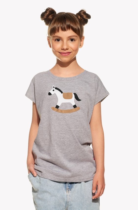 Shirt with rocking horse