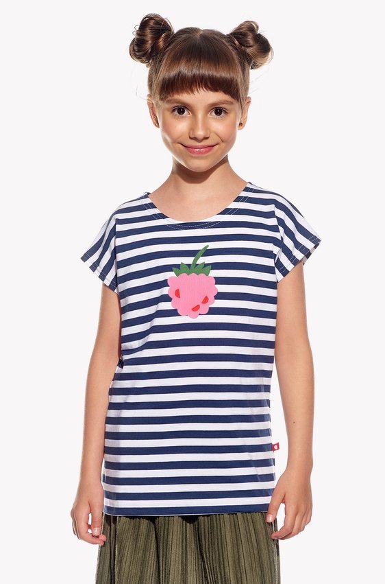 Shirt with raspberry