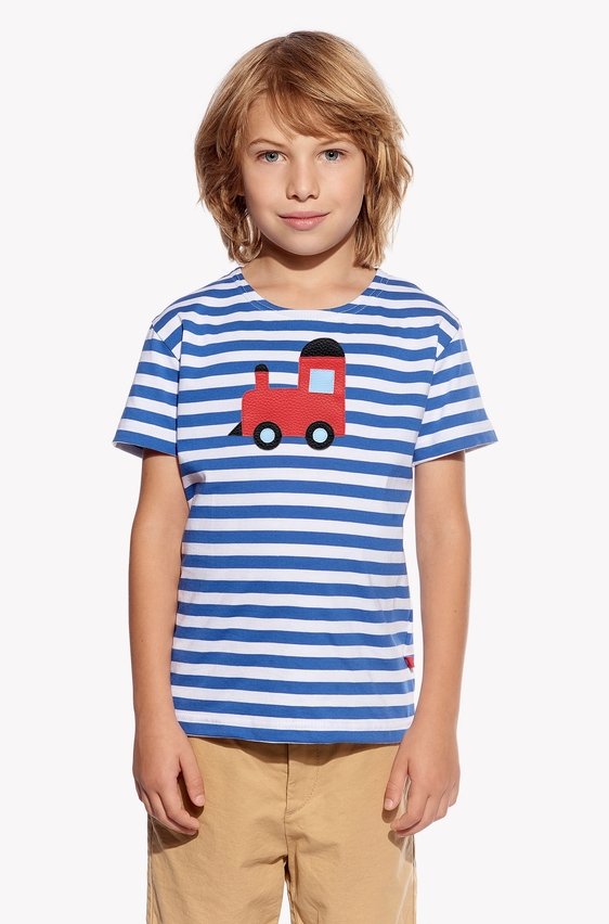 Shirt with train