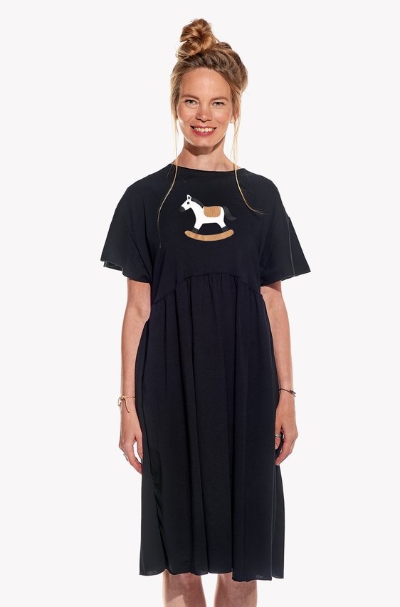 Dresses with rocking horse