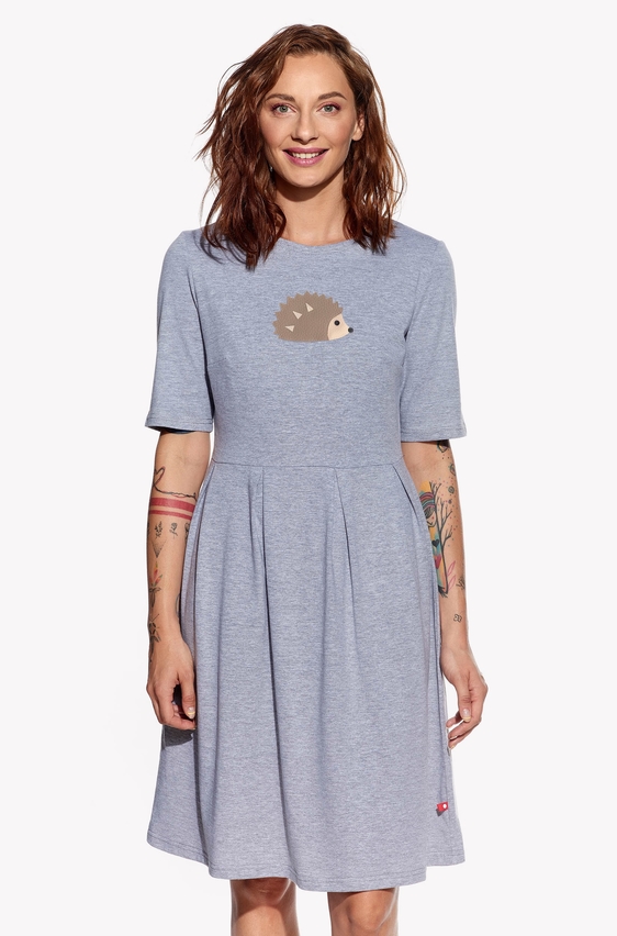 Dresses with hedgehog