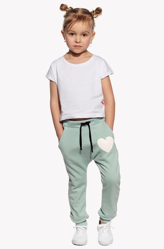 Sweatpants with heart