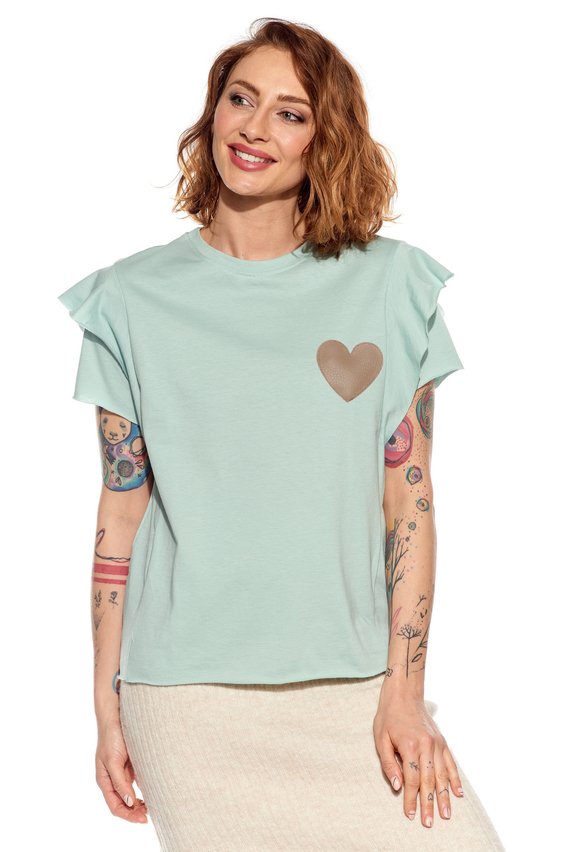 Shirt with heart