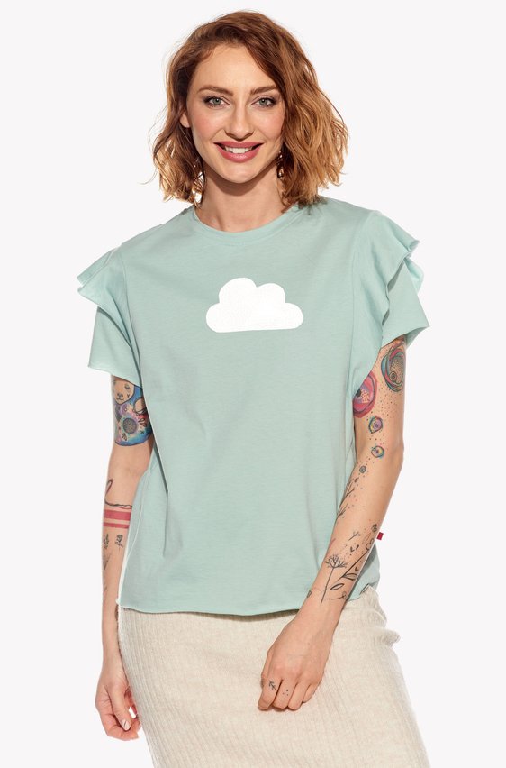 Shirt with cloud