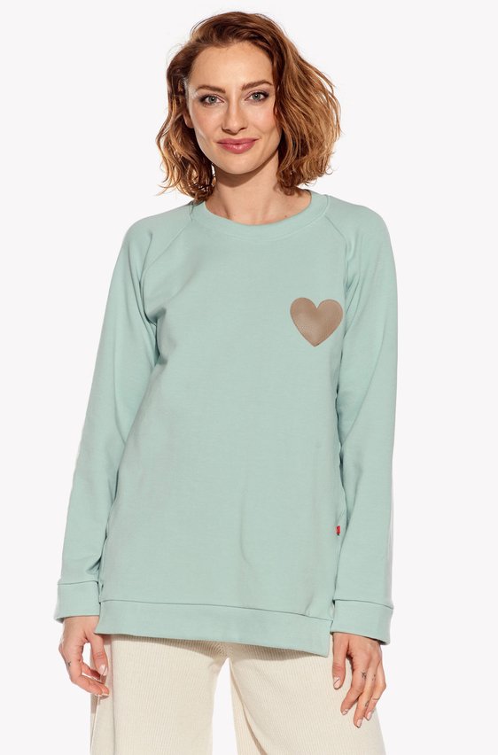 Mikina se srdíčkem