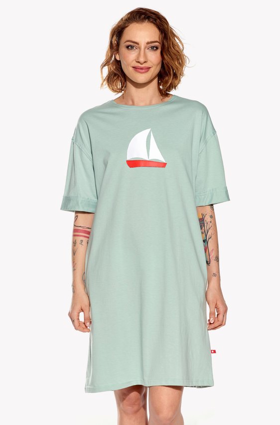 Dresses with sailboat