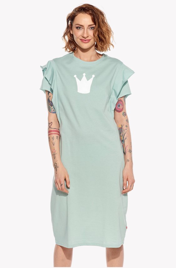 Dresses with crown