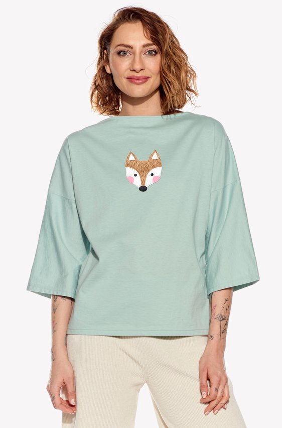 Shirt with fox