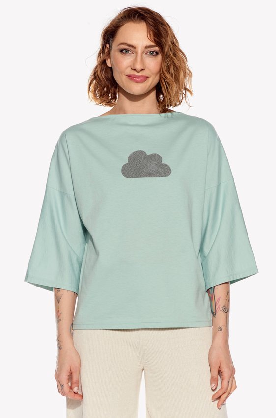 Shirt with cloud