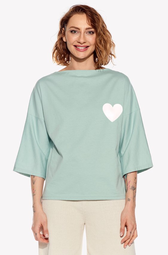 Shirt with heart