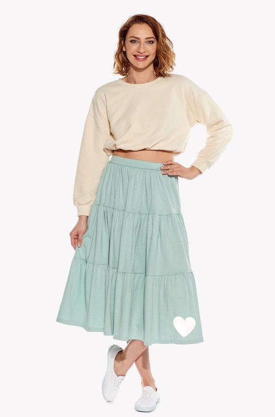 Skirt with heart