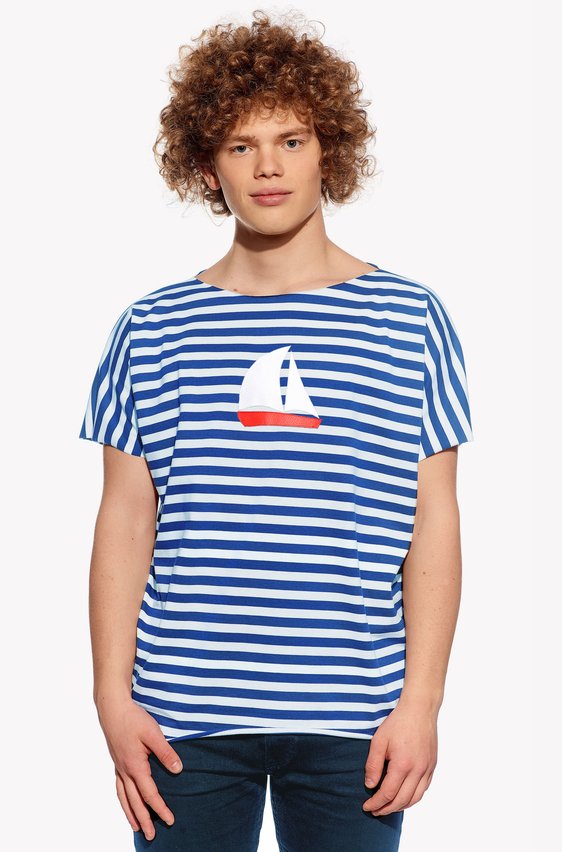 Shirt with sailboat