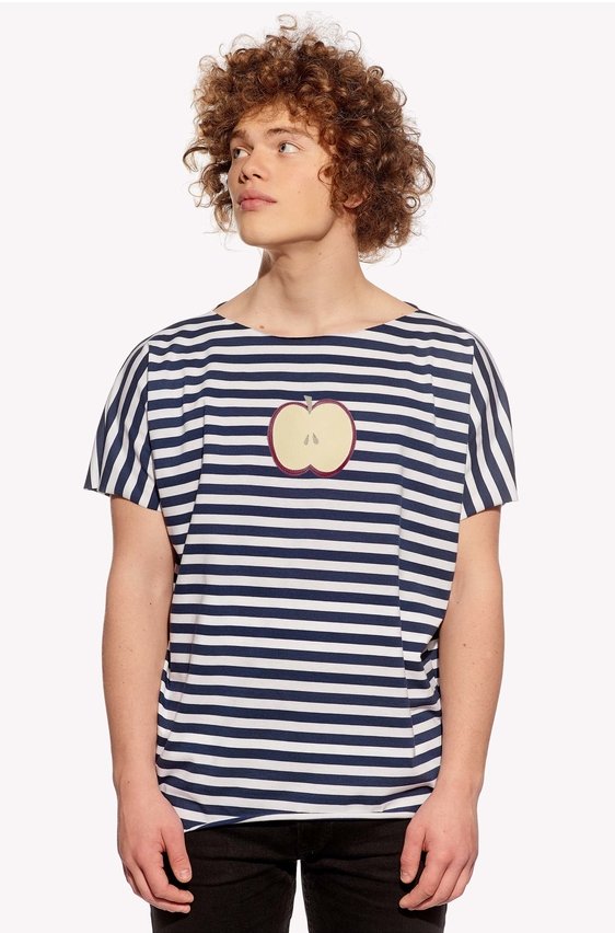 Shirt with apple