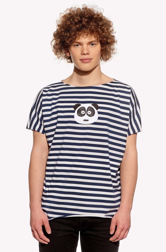 Shirt with panda bear