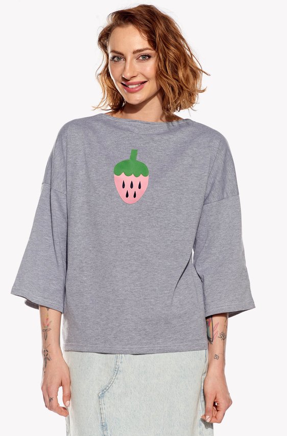Shirt with strawberry