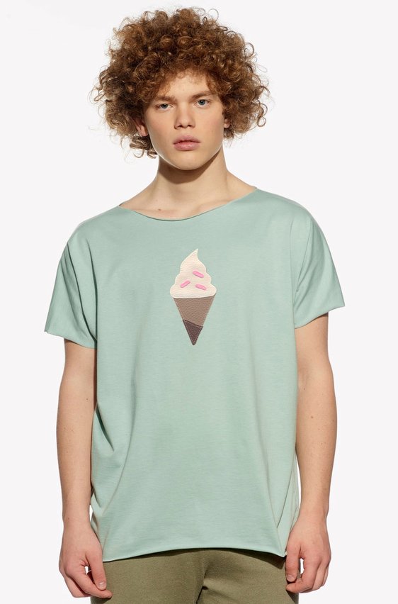 Shirt with ice cream