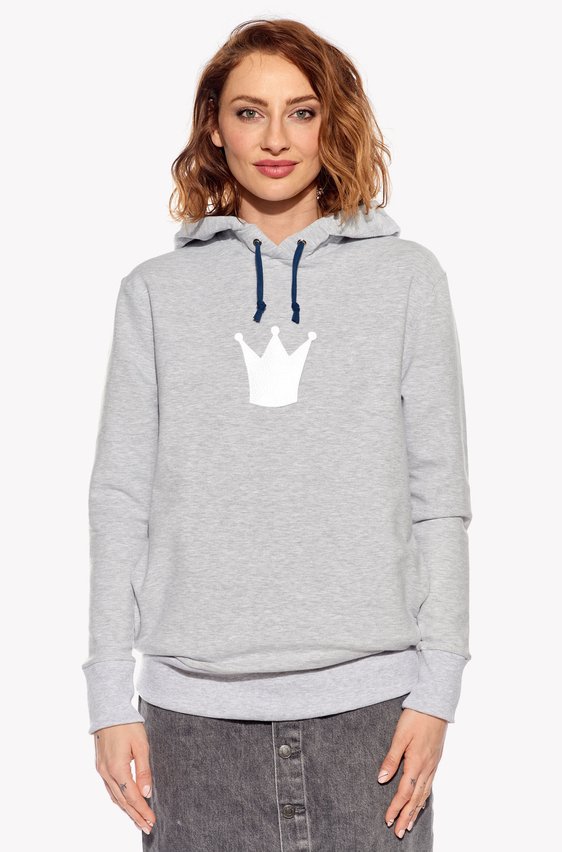 Hoodie with crown