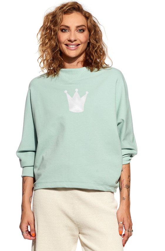 Hoodie with crown