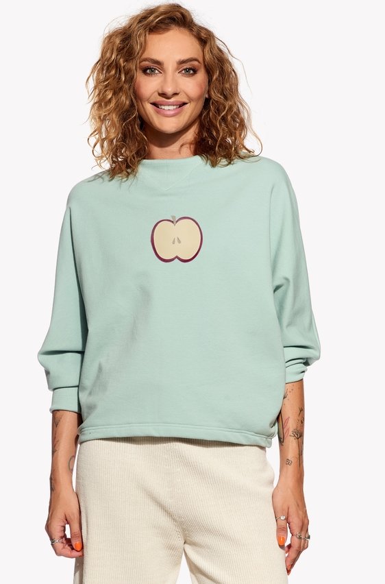 Hoodie with apple