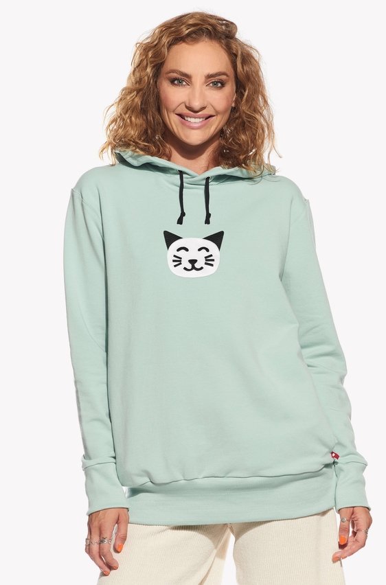 Hoodie with cat