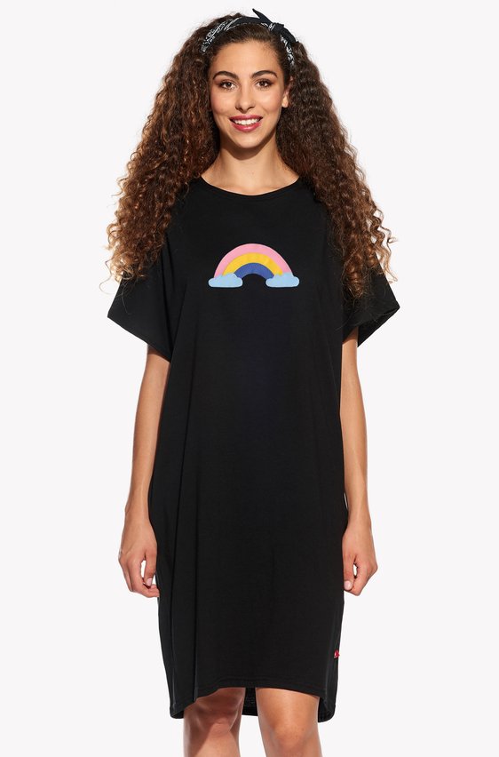 Dresses with a rainbow