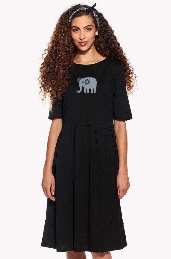 Dresses with an elephant