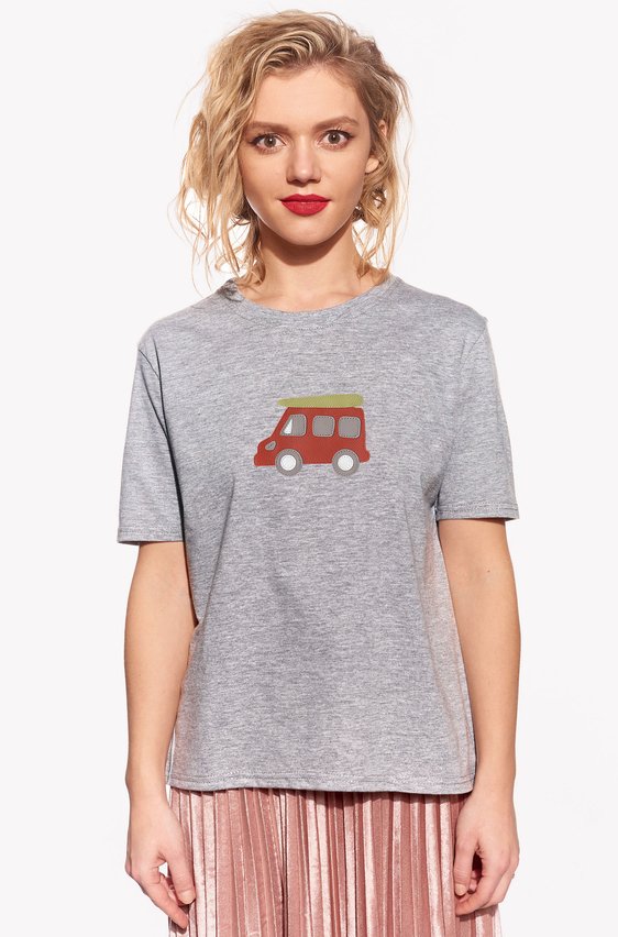 Shirt with caravan