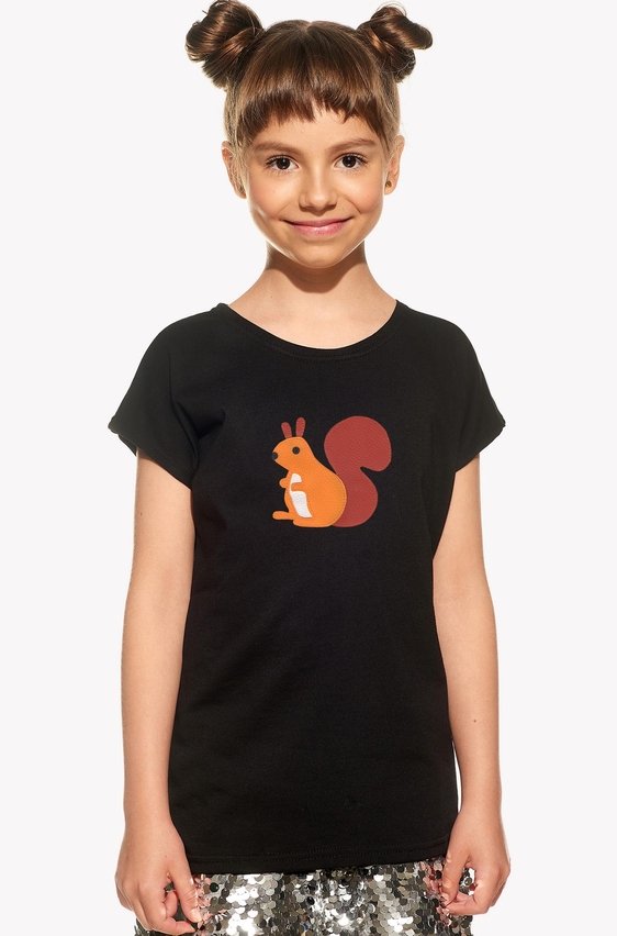 Shirt with squirrel