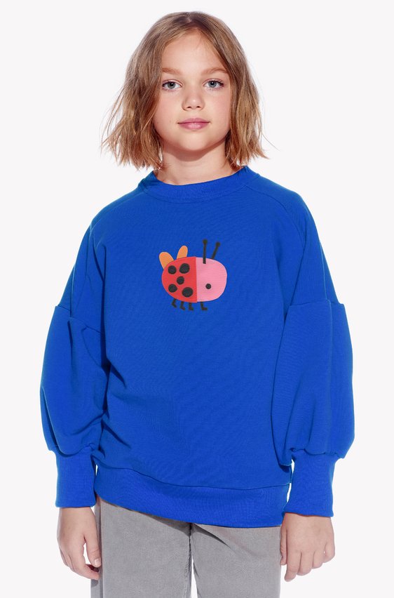Hoodie with a ladybug