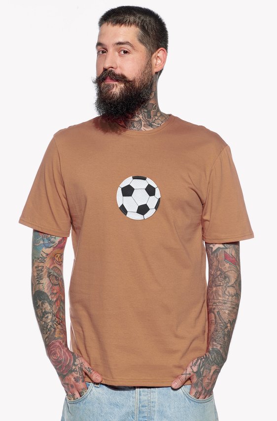 Shirt with soccer ball