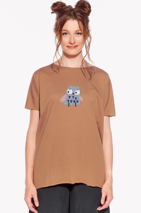 Shirt with owl