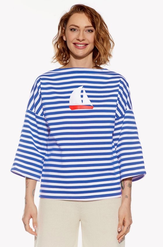 Shirt with sailboat