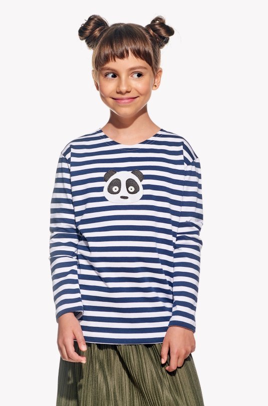 Shirt with panda bear