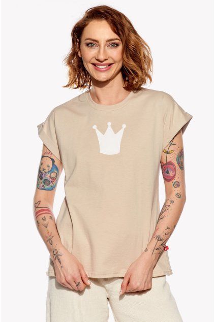 Tamara, Dámske tričko, Safari, Korunka (Veľkosť XXS)