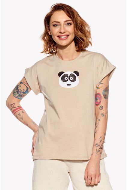 Tamara, Dámske tričko, Safari, Panda (Veľkosť XXS)