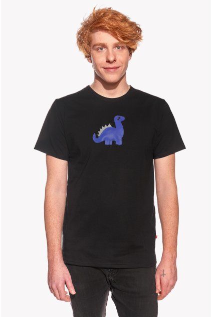 Samo, Pánske tričko, Čierne, Dino (Veľkosť XXL)