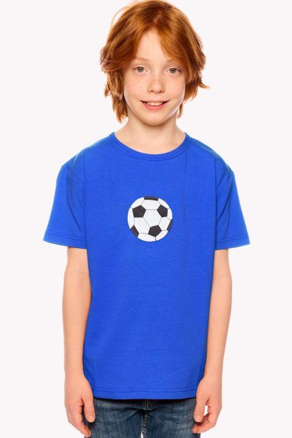 Leo, Detské tričko, Královska modrá, Futbalka (Veľkosť 98)