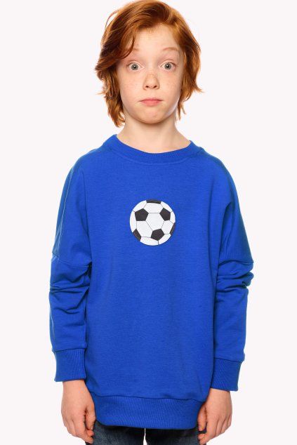 Natan, Detská mikina, Královska modrá, Futbalka (Veľkosť 98)