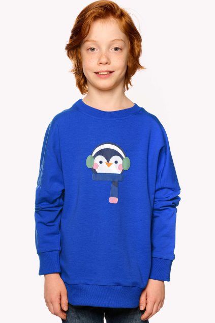 Natan, Detská mikina, Královska modrá, Pingu (Veľkosť 98)