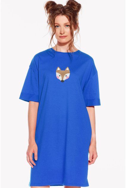 Vanda, Dámske šaty, Královska modrá, Líška (Veľkosť XS)